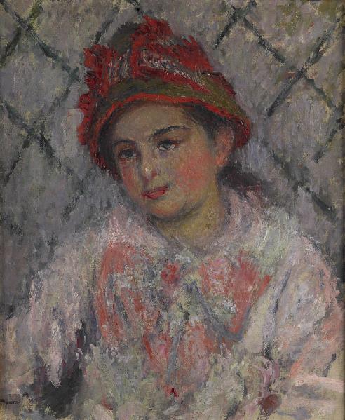 Portrait de Blanche Hoschedé à 14 ans (titre moderne) ; Blanche Hoschede-Monet enfant (titre ancien)