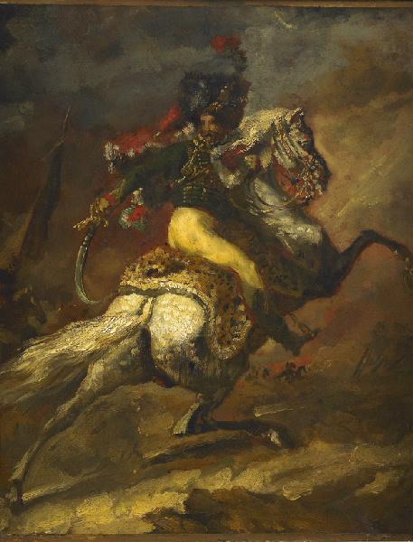 Officier de chasseurs (Titre moderne) ; Officier de chasseurs chargeant (Titre ancien)