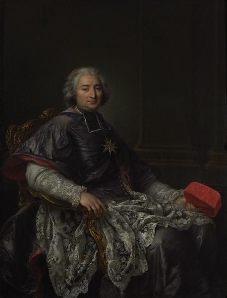 Portrait de Monseigneur Dominique de la Rochefoucauld, archevêque d'Albi, plus tard Cardinal archevêque de Rouen
