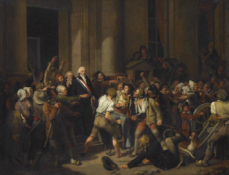 Une scène de la vie publique de Pierre Nicolas de Fontenay, maire de Rouen en 1792 (titre moderne) ; Trait de courage de M. de Fontenay maire de Rouen (titre d'origine)