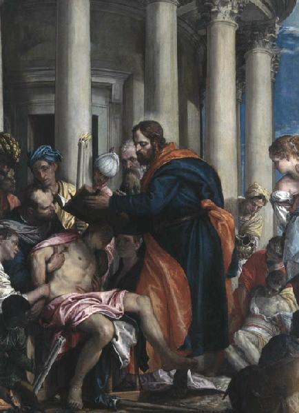 Saint Barnabé guérissant un malade
