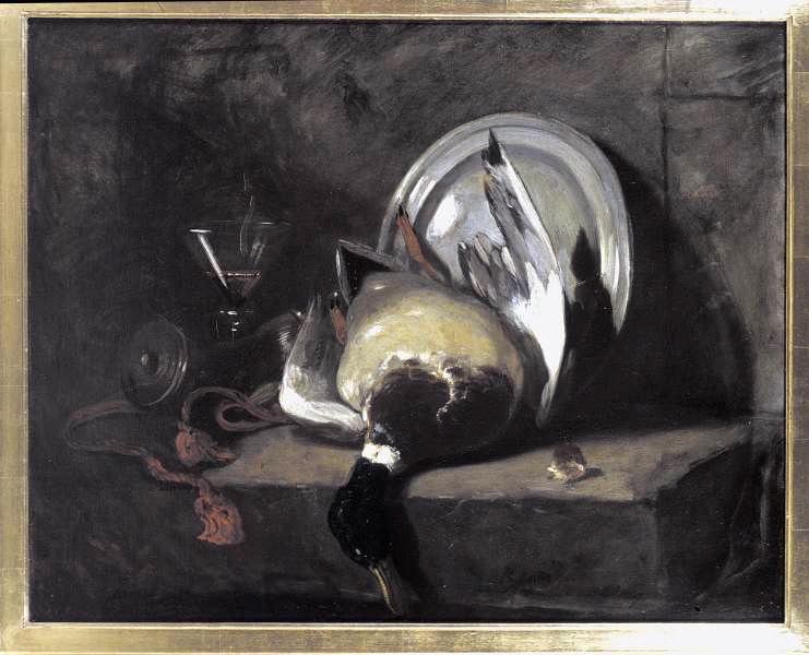 Nature morte au canard sauvage