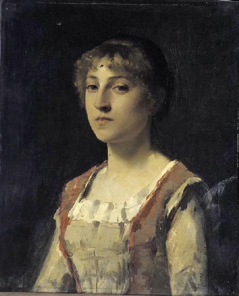 Tête de jeune fille, étude