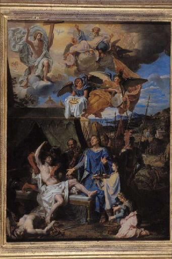 Saint Louis soignant ses soldats atteints de la peste