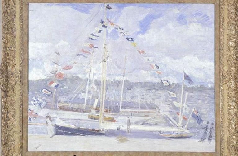 Le yacht à Deauville