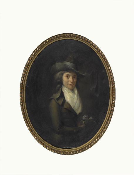 Portrait de femme en costume d'écuyère