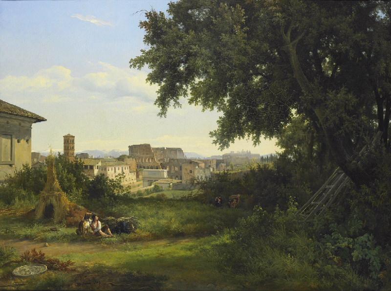 Vue de Rome prise du mont Palatin (exécuté à Rome pour la comtesse de Fourcroy)