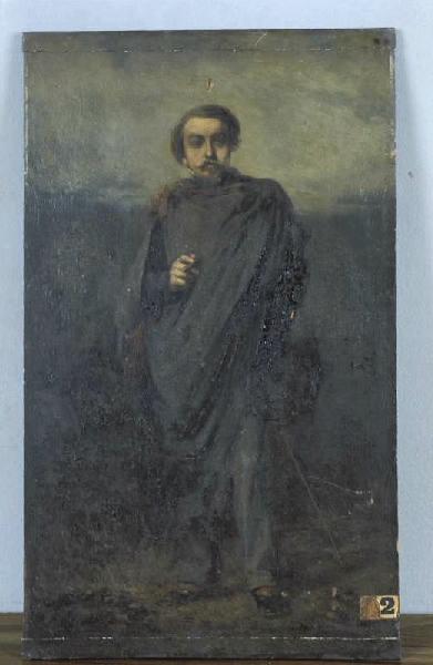 Portrait de M. Loutrel enveloppé dans un burnous