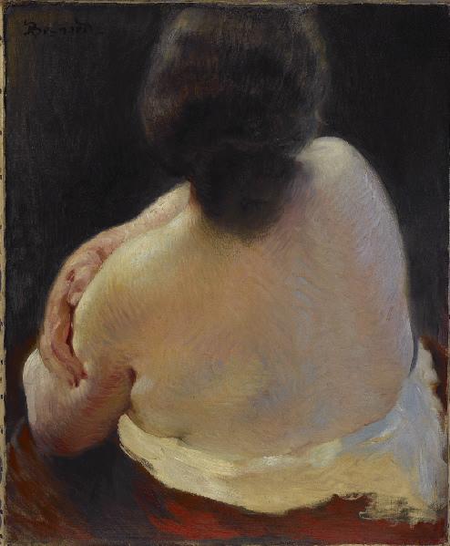Dos de femme, étude
