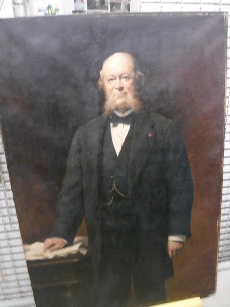 Portrait de monsieur Pouyer-Quertier (Estouville-en-Caux, 1820 - Rouen, 1891), ministre des finances