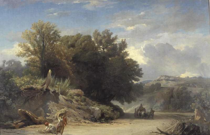 Paysage des environs de Rome