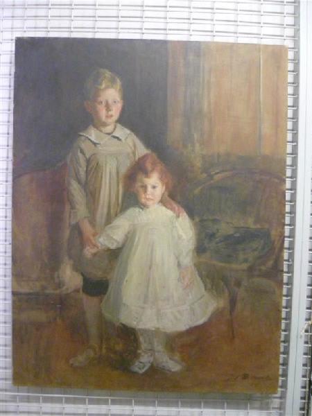 Les enfants Mallet, André et Pascaline