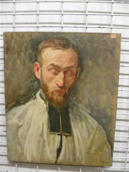 Etude pour le mémorial d'Offranville : L'abbé Masquelier