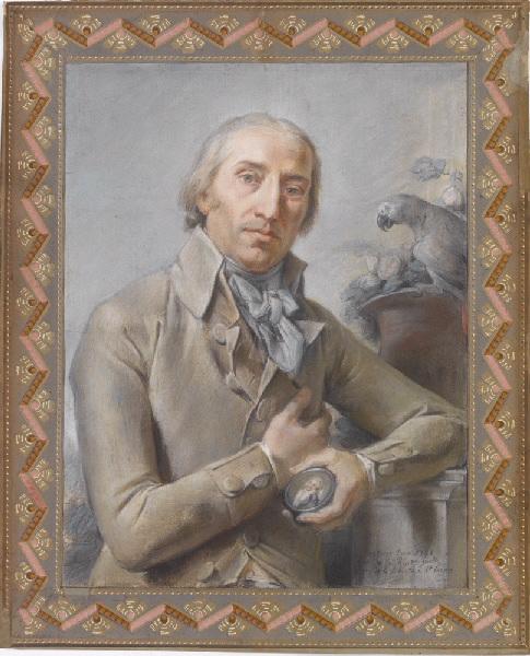 Portrait de l'artiste tenant un médaillon ; Portrait de l'artiste par lui-même