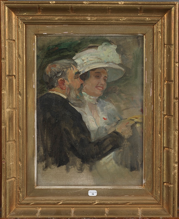 Un couple au Salon