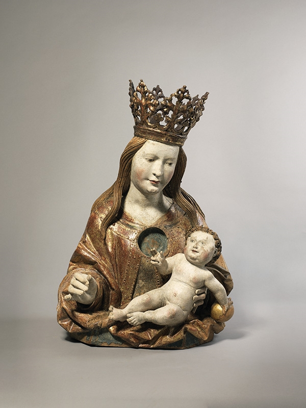 Vierge reliquaire portant l'Enfant Jésus