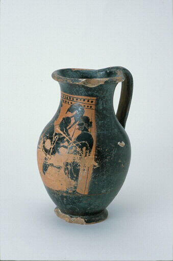 Combat d'un hoplite et d'une amazone