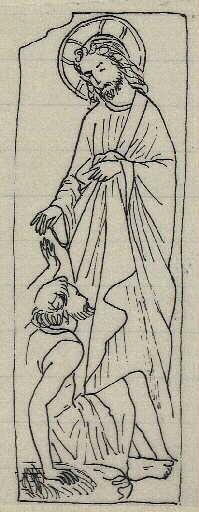 Jésus guérissant un lépreux