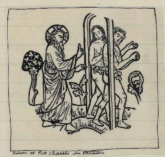 Adam et Eve chassés du paradis