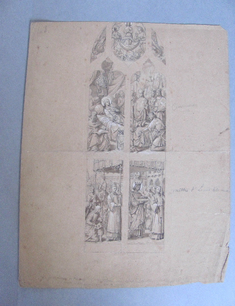Mort de saint Louis Saint Louis portant la couronne d'épines à la Sainte-Chapelle