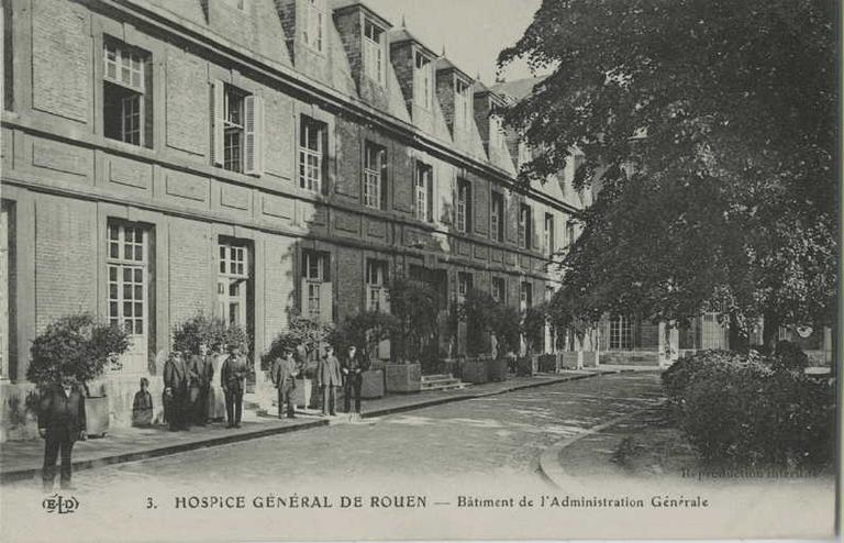 Hospice Général de Rouen, bâtiment de l'Administration Générale