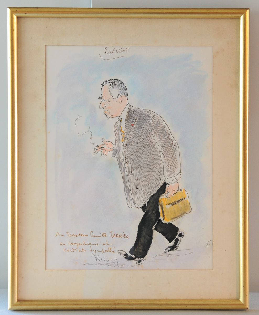 Caricature du docteur Camille Jarrier