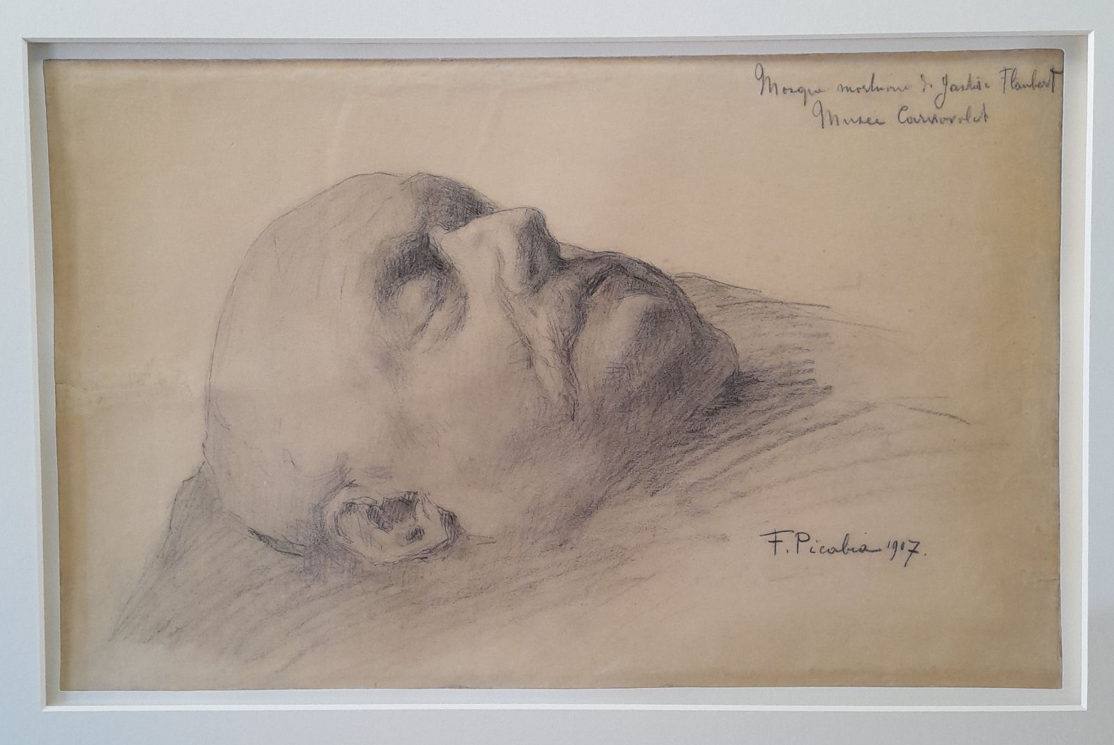 Masque mortuaire de Gustave Flaubert, musée Carnavalet