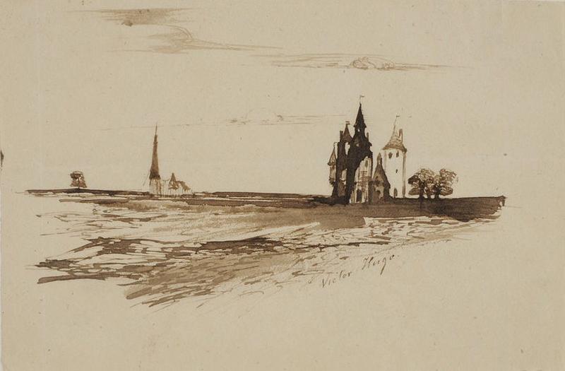 Paysage avec un burg