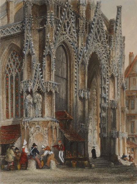 Fountain of St-Maclou- Rouen (La fontaine St-Maclou à Rouen.)
