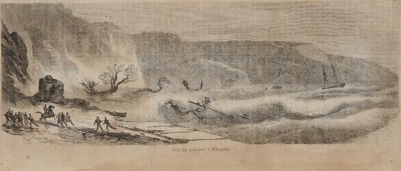 Effet du mascaret à Villequier