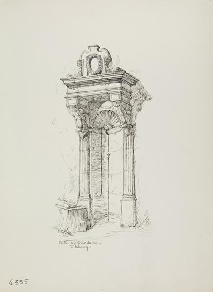 Puits 29, grande rue, Nancy