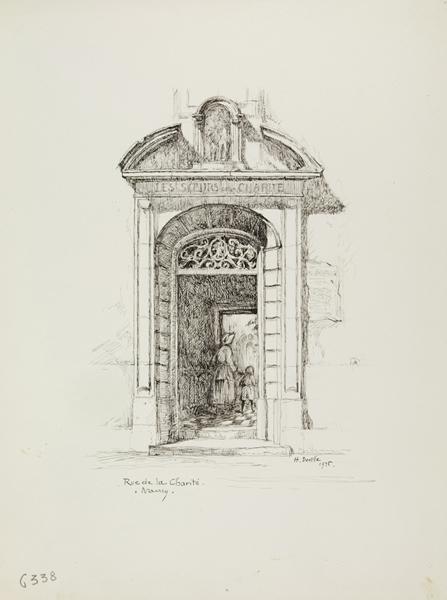 Porte, rue de la Charité, Nancy