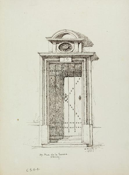 Porte 39, rue de la Source, Nancy