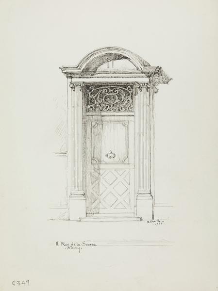 Porte 11, rue de la source, Nancy