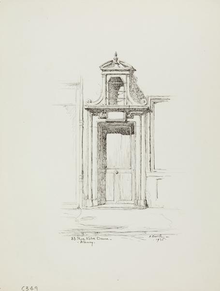 Porte 88, rue Notre-Dame, Nancy