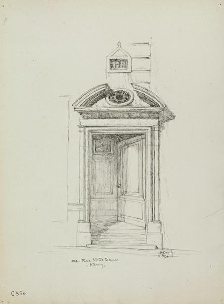 Porte 34, rue Notre-Dame, Nancy