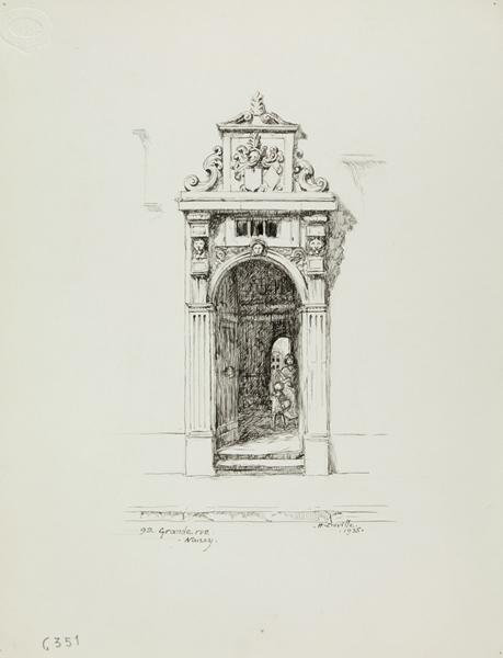 Porte 92, Grande-rue, Nancy