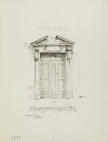 Porte 14, Grande-rue, Nancy