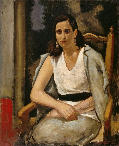 Jeune femme au fauteuil
