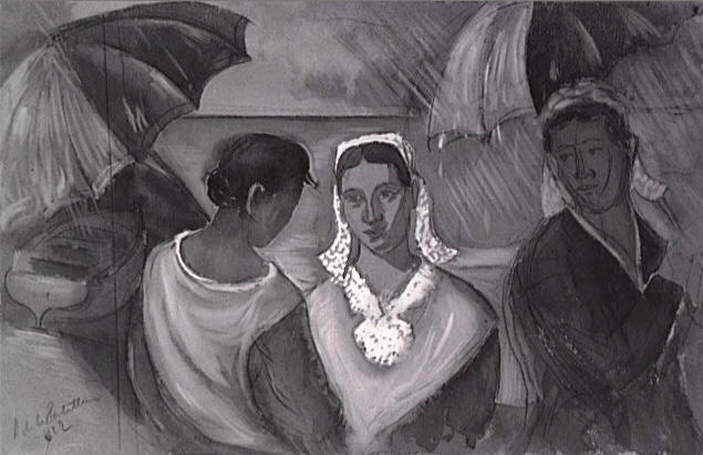 Bretonnes aux parapluies