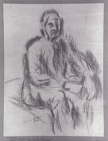 Paysan assis