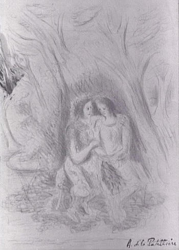 Etude pour la peinture 'Les Lilas'
