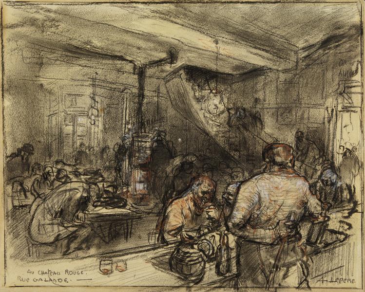 Au Château rouge, rue Galande