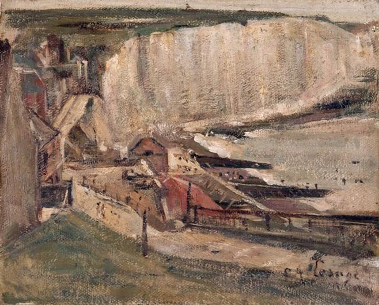 Falaise à Ault (dans la Somme)