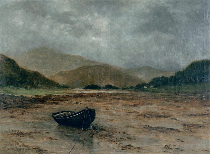 Barque échouée (Lac Etiré en Ecosse)