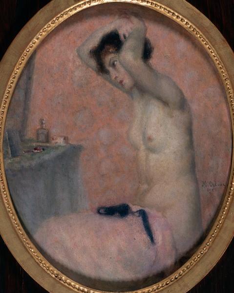 Femme à sa toilette