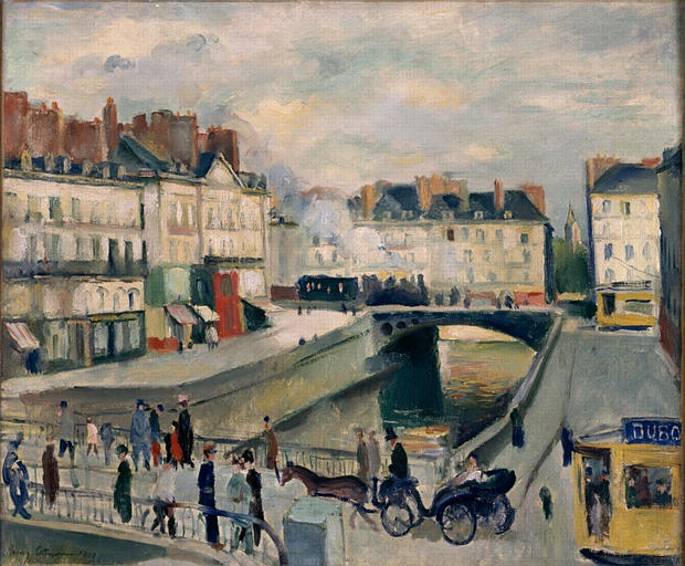 L'Erdre au pont d'Orléans, Nantes
