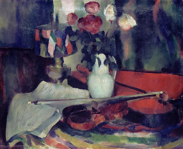Nature morte au violon ; Le violon rouge (Ancien titre)