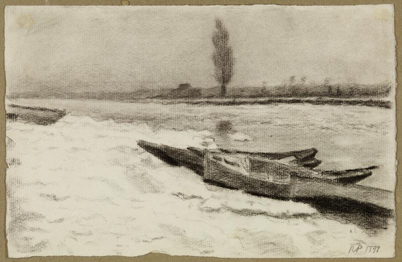 Barques et neige