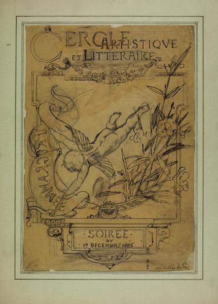 Cercle artistique et littéraire, soirée du 19 décembre 1885